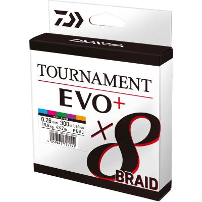 Daiwa Tournament x8 Br. EVO+ 0.30mm 300m MC von Daiwa