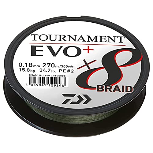 Daiwa Tournament X8 Braid EVO+ 0.26mm 270m DG Daiwa Tournament X8 Braid EVO+ 0.26mm 270m DG von Daiwa