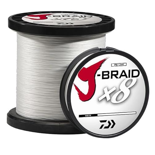 J-BRAIDX8, Spule, weiß, Mono, Durchmesser = 4,5 kg. von Daiwa