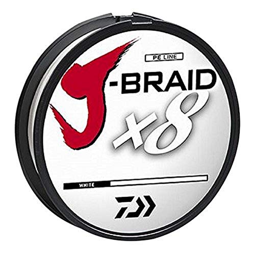 Daiwa Braided Line J-BRAIDX8 Geflochtene Schnur, weiß, 50 lb Daiwa Braided Line J-BRAIDX8 Geflochtene Schnur, weiß, 50 lb von Daiwa