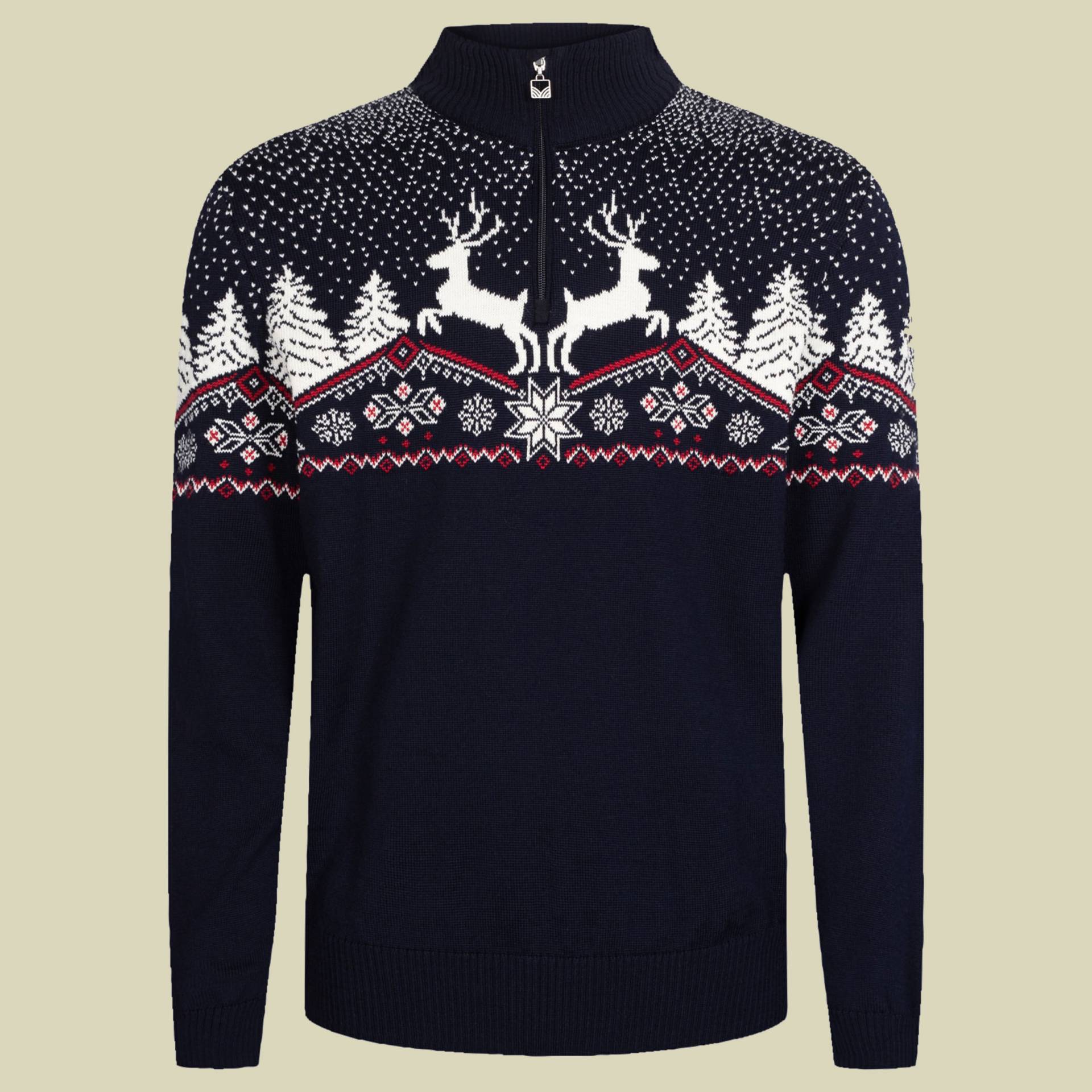 Dale Christmas Sweater Men mehrfarbig 1 Größe S Farbe navy offwhite redrose von Dale of Norway