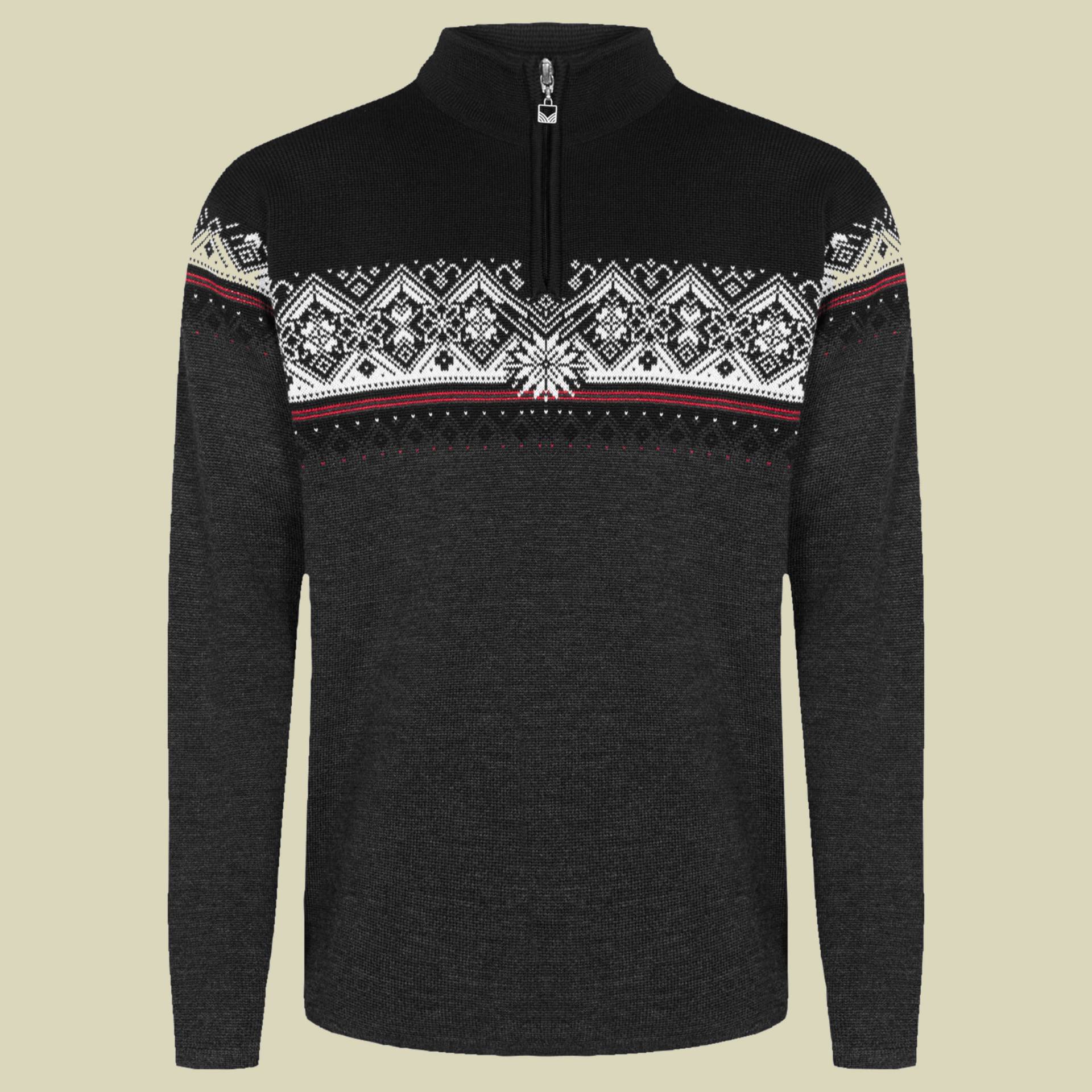 Moritz Sweater Men anthrazit  Größe M  Farbe dark charcoal-raspberry-black von Dale of Norway