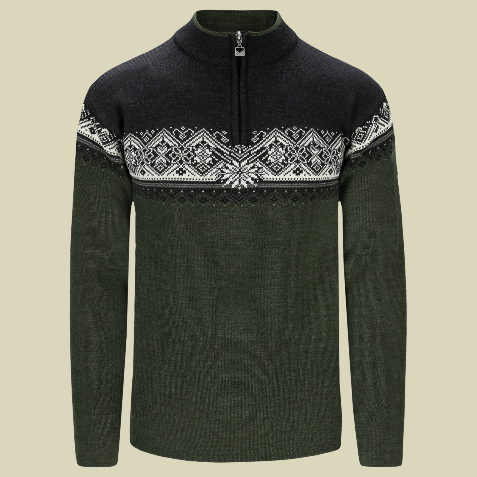 Moritz Sweater Men dunkelgrün Größe M  Farbe dark green-smoke-dark charcoal von Dale of Norway