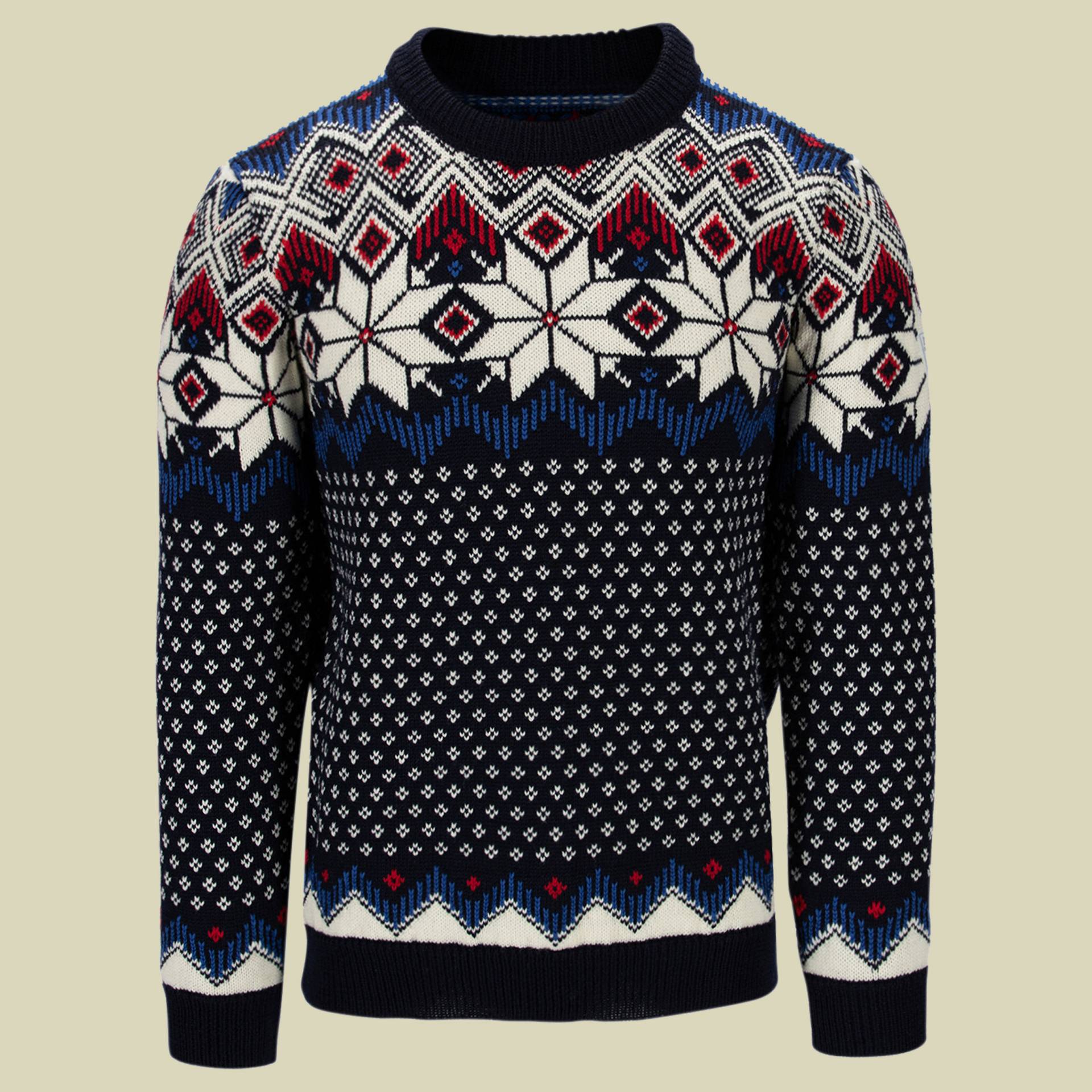 Vegard Sweater Men Größe L  Farbe navy-off white-ultramarin-raspberry von Dale of Norway