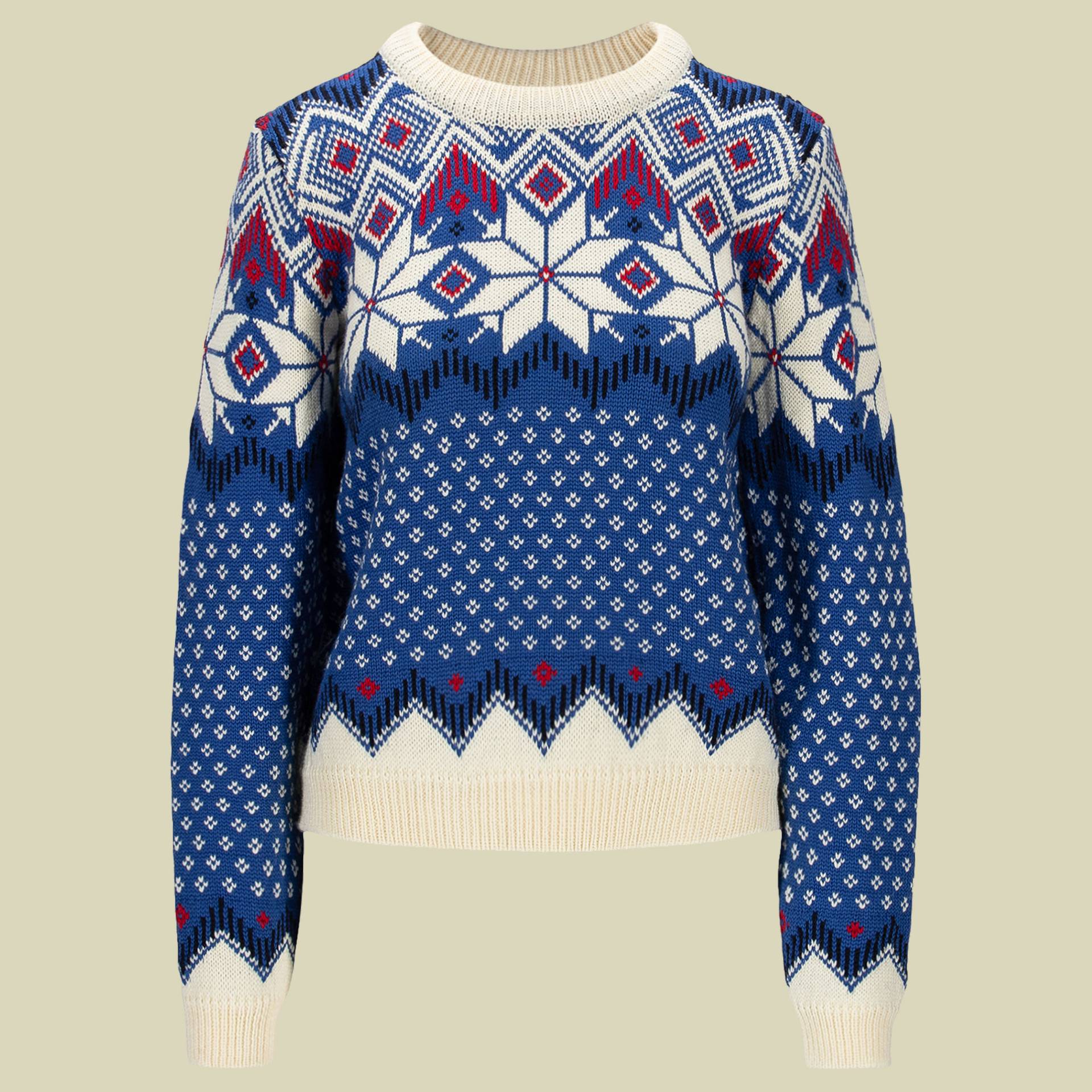 Vilja Sweater Women mehrfarbig 3 Größe M  Farbe blue shadow/off white/mustard von Dale of Norway
