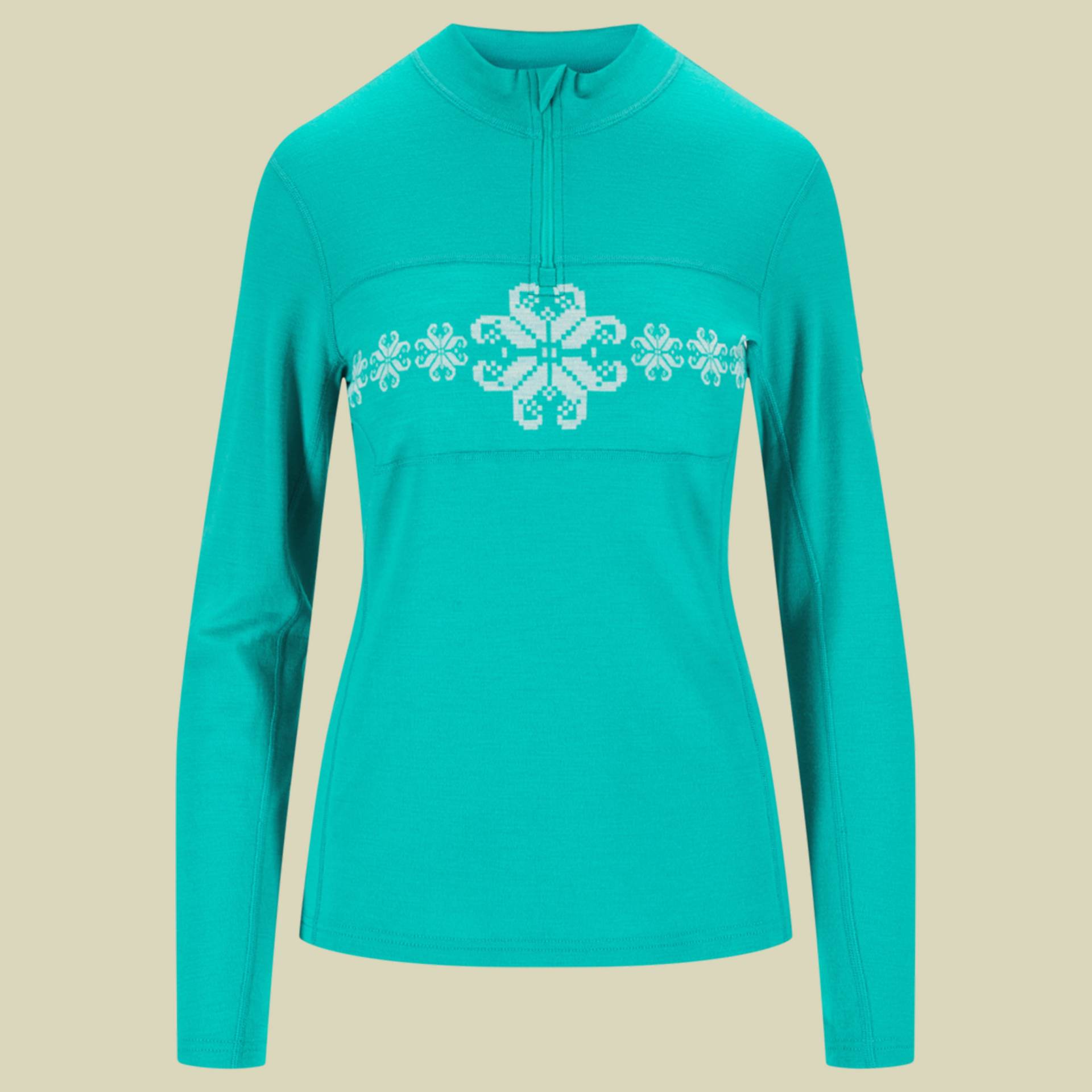 Falkeberg Baselayer Half Zip Women M türkis - Farbe peacock offwhite Falkeberg Baselayer Half Zip Women M türkis - Farbe peacock offwhite von Dale of Norway