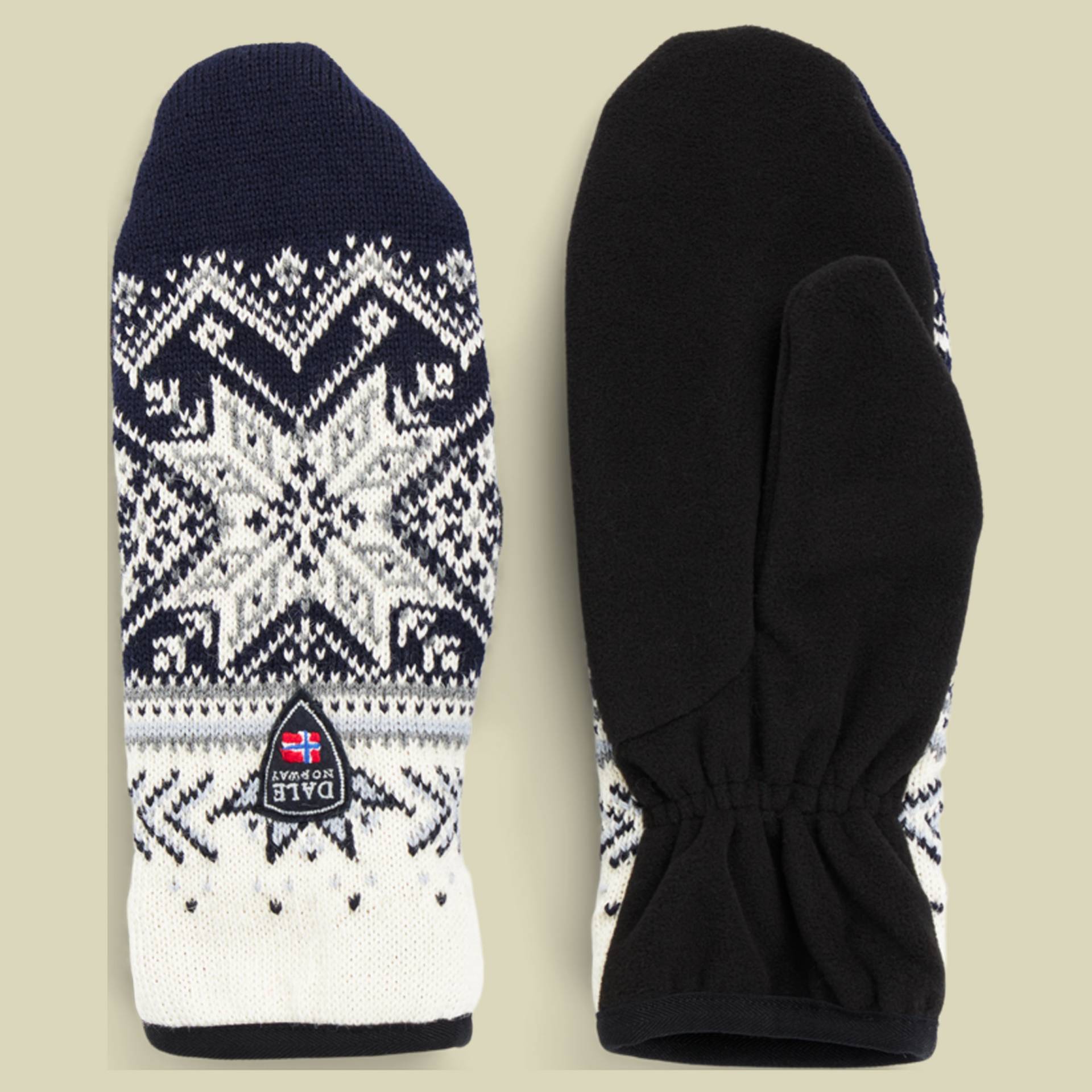 Vail Polar Mittens M beige - Farbe offwhite marine midnightnavy Vail Polar Mittens M beige - Farbe offwhite marine midnightnavy von Dale of Norway