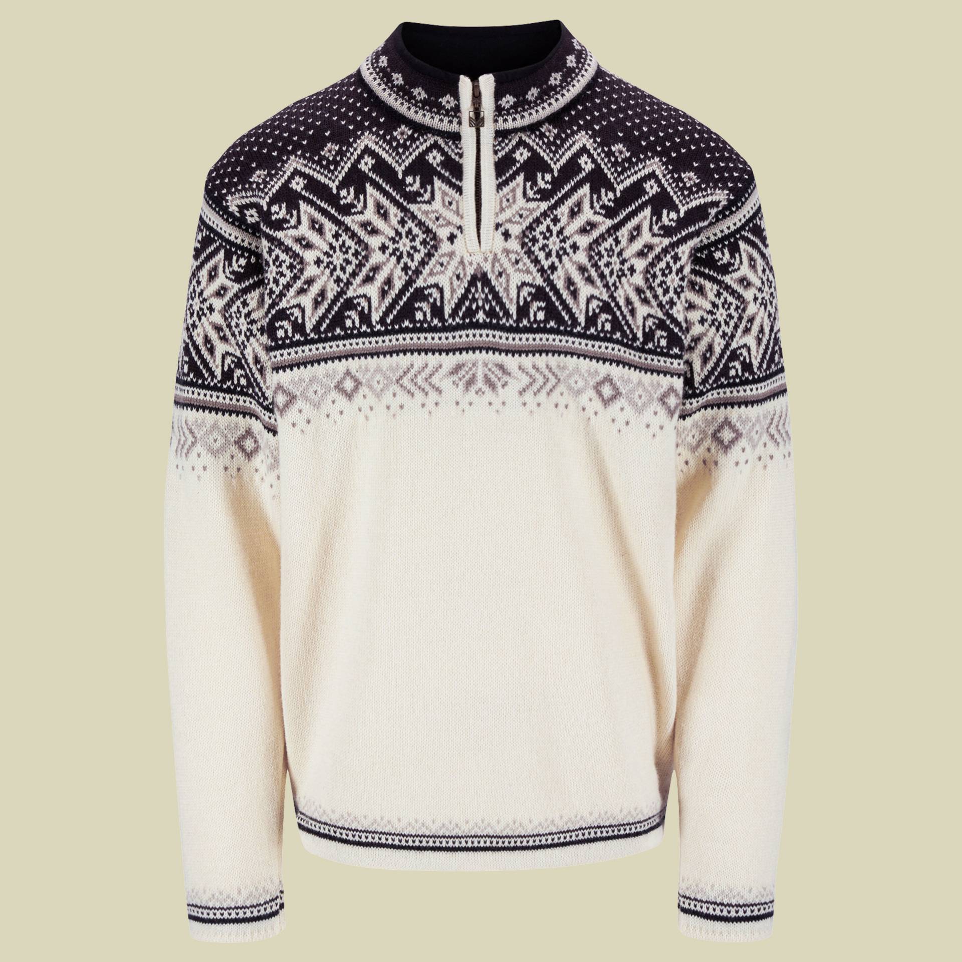 Vail Sweater Men beige L - Farbe offwhite coffee mountainstone von Dale of Norway