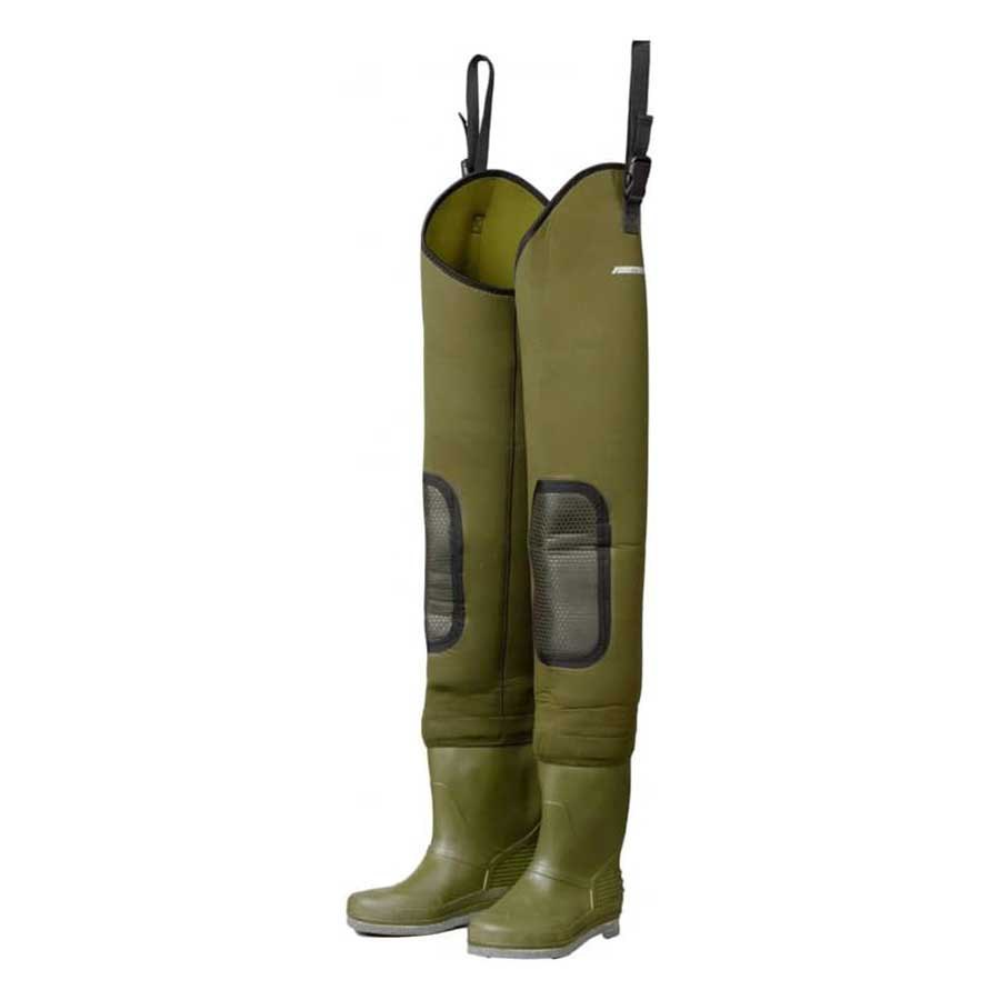 Dam Fighter Pro+neoprene Hip Felt Wader Grün EU 40-41 Mann von Dam