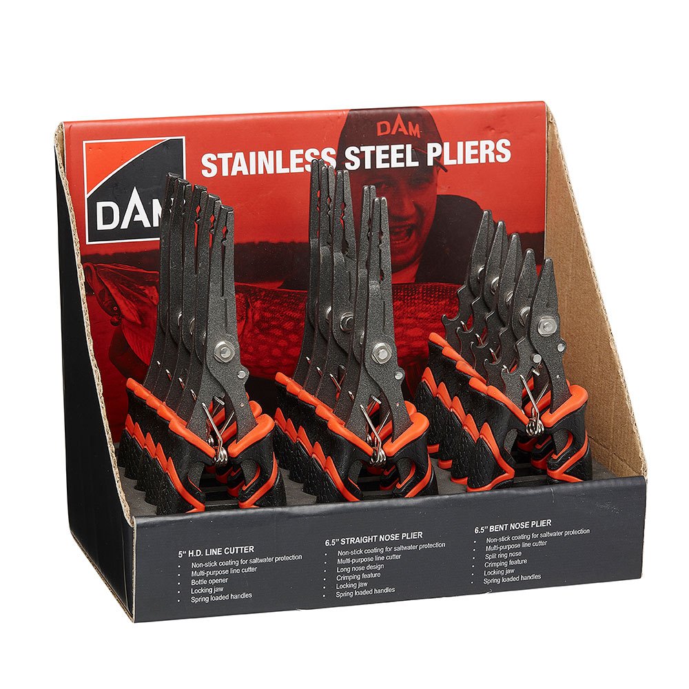Dam Stainless Steel 3 Types Pliers 18 Units Mehrfarbig Dam Stainless Steel 3 Types Pliers 18 Units Mehrfarbig von Dam
