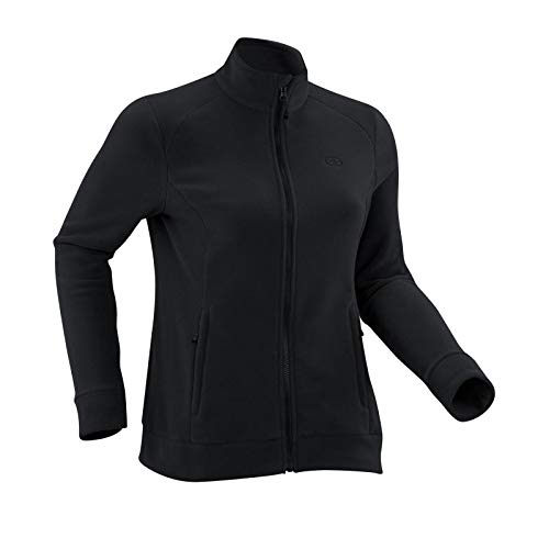 Damartsport 337780 Damen-Fleecejacke mit Reißverschluss 38- 40 (Herstellergröße: S) Schwarz von Damartsport