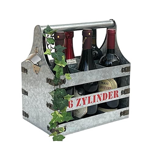 DanDiBo Weinträger Metall mit Öffner Flaschenträger 6 Zylinder V6 96402 Flaschenträger Flaschenöffner Flaschenkorb Weinflaschenträger DanDiBo Weinträger Metall mit Öffner Flaschenträger 6 Zylinder V6 96402 Flaschenträger Flaschenöffner Flaschenkorb Weinflaschenträger von DanDiBo