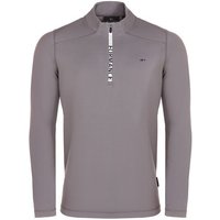 Daniel Springs 1/2 Zip Stretch Thermo Midlayer hellgrau von Daniel Springs