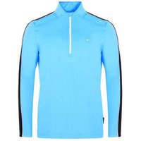 Daniel Springs 1/2 Zip Stretch Unterzieher Thermo blau von Daniel Springs