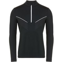 Daniel Springs 1/2 Zip Stretch Unterzieher Thermo schwarz von Daniel Springs