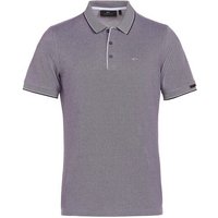 Daniel Springs 2-Tone Pique Halbarm Polo beere von Daniel Springs