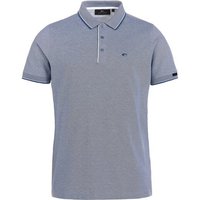 Daniel Springs 2-Tone Pique Halbarm Polo denim von Daniel Springs