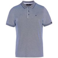 Daniel Springs 2-Tone Pique Halbarm Polo dunkelblau Daniel Springs 2-Tone Pique Halbarm Polo dunkelblau von Daniel Springs