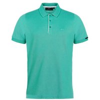 Daniel Springs 2-Tone Pique Halbarm Polo grün von Daniel Springs