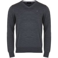 Daniel Springs Basic Strick V Pullover dunkelgrau melange Daniel Springs Basic Strick V Pullover dunkelgrau melange von Daniel Springs
