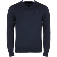 Daniel Springs Basic Strick V Pullover navy von Daniel Springs