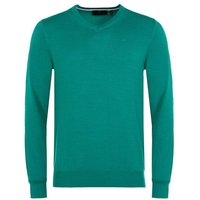 Daniel Springs Basic V-Neck Pullover Strick grün von Daniel Springs