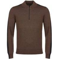 Daniel Springs Fashion Knit Troyer Strick camel von Daniel Springs