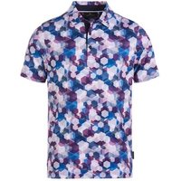 Daniel Springs Honeycomb Druck Funktions Halbarm Polo lila Daniel Springs Honeycomb Druck Funktions Halbarm Polo lila von Daniel Springs