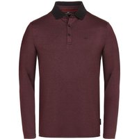 Daniel Springs Melange Thermo Langarm Polo dunkelrot Daniel Springs Melange Thermo Langarm Polo dunkelrot von Daniel Springs