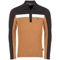 Daniel Springs Pique Thermo Polo Langarm camel von Daniel Springs