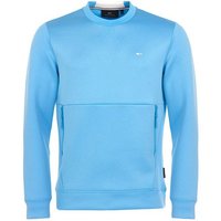 Daniel Springs Sweatshirt Struktur Techno Midlayer Stretch blau von Daniel Springs