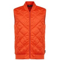 Daniel Springs quilted vest Thermo Weste orange von Daniel Springs