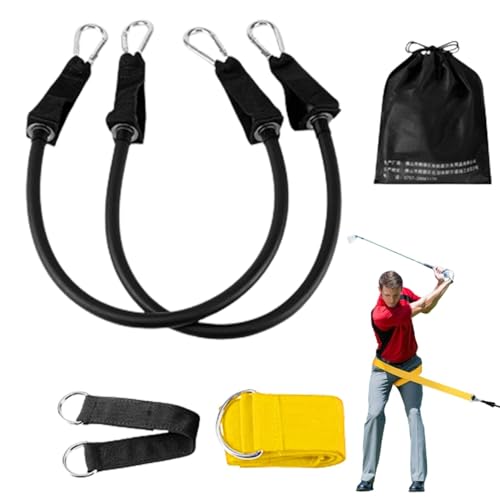 Dankek Golfschwung-Korrekturband, Golfschwung-Trainingshilfegürtel - Zubehör für Golfschwungtrainer-Übungsgeräte,Golfschwunggurt-Trainingsgürtel, Schwungkorrekturgurt, Golfschwungtrainer-Zubehör von Dankek