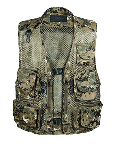 Daoba Herren Outdoor Weste mit Vielen Taschen Anglerweste Leicht Safari Weste Sommer Multifunktionsweste Atmungsaktiv Angeln Weste Daoba Herren Outdoor Weste mit Vielen Taschen Anglerweste Leicht Safari Weste Sommer Multifunktionsweste Atmungsaktiv Angeln Weste von Daoba
