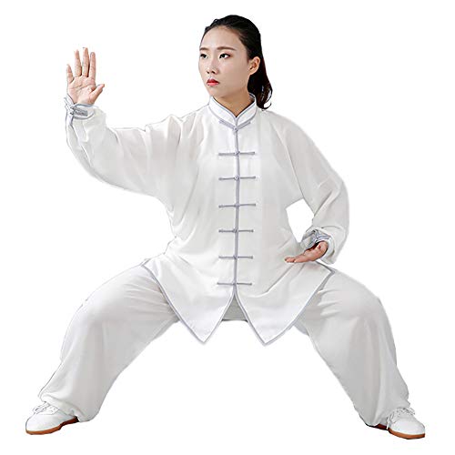 Daoba Unisex Kung Fu Uniform Tai Chi Kampfkunst Kleidung Wushu Anzug Trainingsanzug Tops Und Hose Daoba Unisex Kung Fu Uniform Tai Chi Kampfkunst Kleidung Wushu Anzug Trainingsanzug Tops Und Hose von Daoba