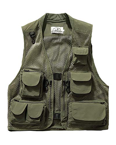 Outdoor-Weste Sommer Anglerweste Superleichte Atmungsaktive Netzweste für Fotografie und Wandern Mutil-Tasche Damen Herren Outdoor-Weste Sommer Anglerweste Superleichte Atmungsaktive Netzweste für Fotografie und Wandern Mutil-Tasche Damen Herren von Daoba