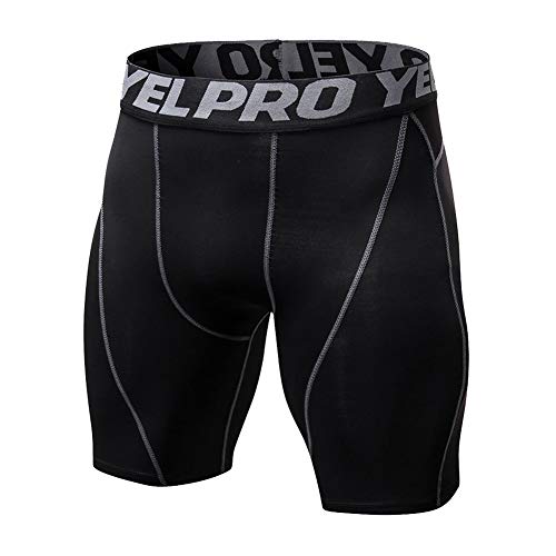 DaobaMEN Herren Kompressionsshorts Schnelltrocknendes Baselayer Shorts Tights Kurz Hose Laufunterwäsche von DaobaMEN