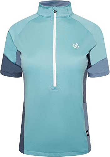 Compassion II Kurzärmeliges Fitness-Shirt für Damen mit halblangem Reißverschluss von Dare 2b