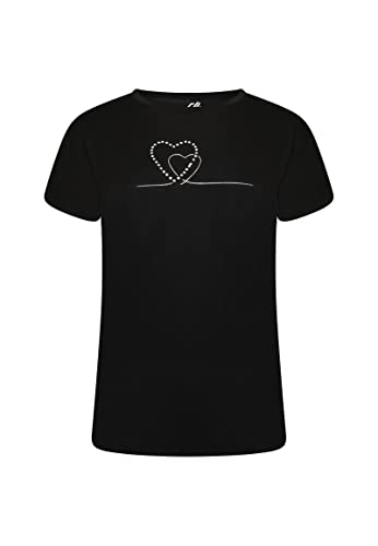 Crystallize Kurzärmeliges Fitness-T-Shirt für Damen von Dare2b