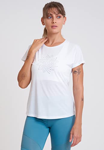 Crystallize Kurzärmeliges Fitness-T-Shirt für Damen von Dare2b