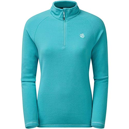 Dare 2b Damen Womens Lowline Ii Stretch Half Zip Warm Sweater Jacken wasserdichte Shell, Azurblau, FR : M (Taille Fabricant : 12) von Dare 2b