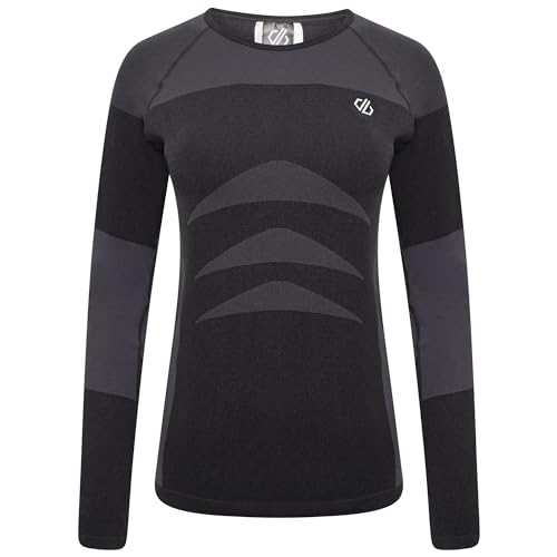 Dare 2b Damen In The Zone II L/S Tee Baselayer-Shirt, Black/Black, L-XL von Dare 2b