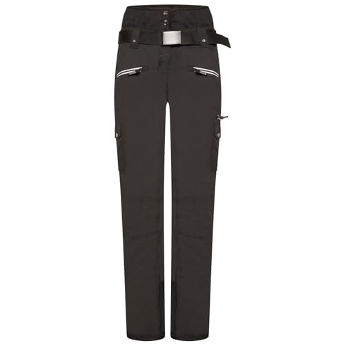 Dare 2b Damen Liberty Ii Pantalon De Ski Imperméable, Isolant Respirant Avec Coutures Cousues-collées Et Guêtres Intégrées Bottoms, Schwarz, FR : XXS (Taille Fabricant : 6) von Dare 2b