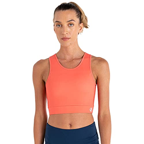 Dare 2b Damen Move Sport-BH, hoher Halsausschnitt, mittlere Schlagkraft und Feuchtigkeitstransport, perfekt für Workout, Sportbekleidung und Yoga von Dare 2b