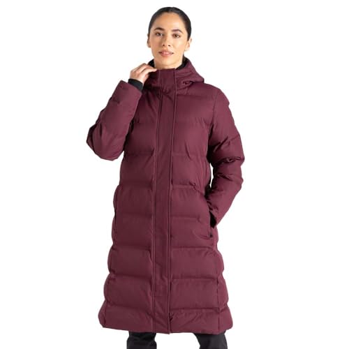 Dare 2b Damen Womens Wander Waterproof Padded Longline Jacket Gepolsterte Jacke, violett, 42 von Dare 2b