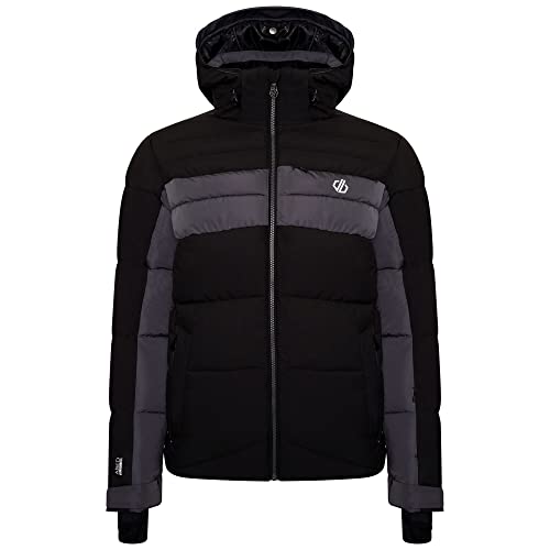 Dare 2b Herren Denote Waterproof Breathable Taped Seams Underarm Vents Detachable Hood with Wired Peak Jacket Jacken, Schwarz/Ebenholz, XXXL Dare 2b Herren Denote Waterproof Breathable Taped Seams Underarm Vents Detachable Hood with Wired Peak Jacket Jacken, Schwarz/Ebenholz, XXXL von Dare2b