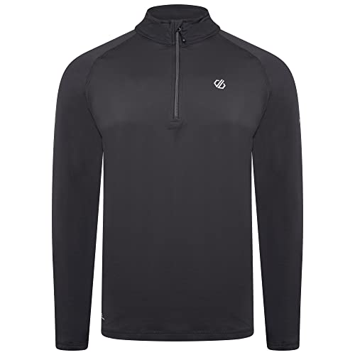 Dare 2b Herren Fuse Up II Core Stretch Lightweight Quick Drying Half Length Inner Zip Chin Guard Dehnbare Mittelschicht, Ebony Grey, M Dare 2b Herren Fuse Up II Core Stretch Lightweight Quick Drying Half Length Inner Zip Chin Guard Dehnbare Mittelschicht, Ebony Grey, M von Dare 2b