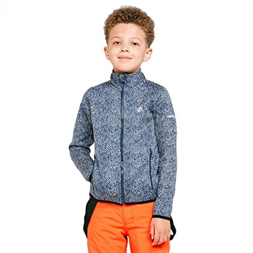 Dare 2b Kinder Inexor Full Length Inner Chin Guard 2 Lower Zip Pockets Sweater Fleece, Dunkles Jeansblau, 27 EU-28 EU Dare 2b Kinder Inexor Full Length Inner Chin Guard 2 Lower Zip Pockets Sweater Fleece, Dunkles Jeansblau, 27 EU-28 EU von Dare 2b