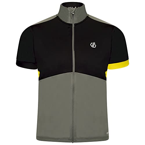 Dare 2b Protraction II Jersey Herren-Radsport-T-Shirt Q-Wic Plus leichtes Material mit geruchsabweisenden und reflektierenden Druckdetails - durchgehender Belüftungsreißverschluss - Sport-T-Shirt Dare 2b Protraction II Jersey Herren-Radsport-T-Shirt Q-Wic Plus leichtes Material mit geruchsabweisenden und reflektierenden Druckdetails - durchgehender Belüftungsreißverschluss - Sport-T-Shirt von Dare2b
