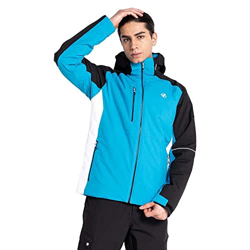 Dare 2b Remit Jacket Herren-Skijacke, wasserdichtes und atmungsaktives Recyclingmaterial, Schneefang, getapte Nähte, 2 untere Reißverschlusstaschen, verstellbare technische Kapuze von Dare2b